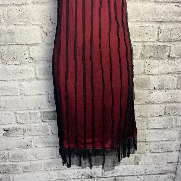 Maggie Walt Sheer 100% Silk Witchy Babydoll Dress - Picture 5 of 15